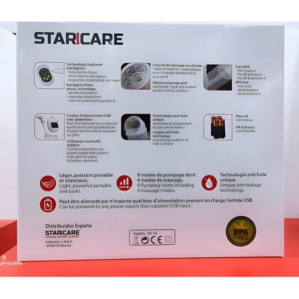 ⁦Star Care Tire Lait Électrique Star Care⁩ - الصورة ⁦4⁩