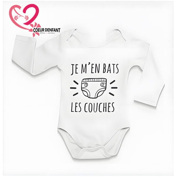 ⁦Body Couche Bébé 100% Coton Confort⁩ - الصورة ⁦2⁩